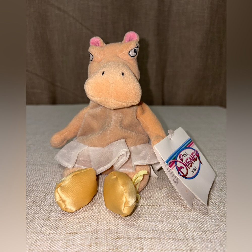 Disney Vintage Fantasia Hippo Ballerina “Hyacinth” Bean Bag